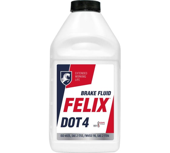 Тормозная жидкость FELIX Тосол Синтез ДОТ-4, 455 г 430130005