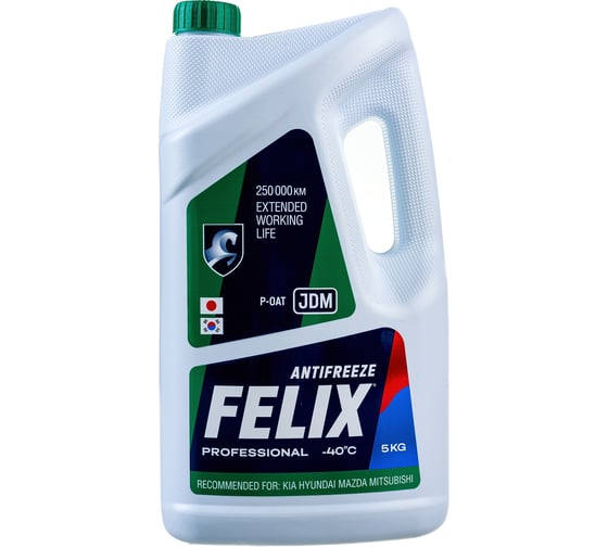 Антифриз FELIX JDM 5 кг, зеленый 430206331
