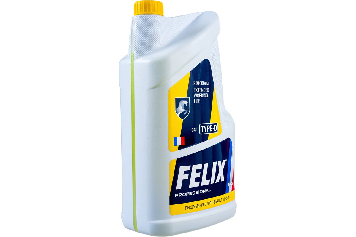 Felix 430206333 Антифриз Felix Type D (5кг) Желтый