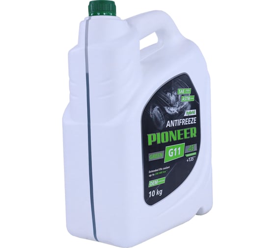 Жидкость охлаждающая "Антифриз" NIAGARA "PIONEER" GREEN-40 G11 10 кг 006001002078