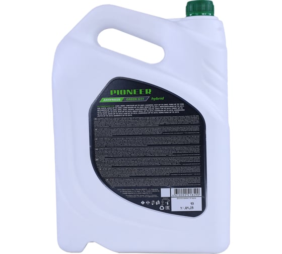 Жидкость охлаждающая "Антифриз" NIAGARA "PIONEER" GREEN-40 G11 10 кг 006001002078