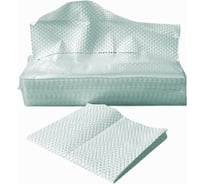 Нетканый протирочный материал PROBOS ALPHA 9122G зеленый, сотовое тиснение, 32x42 см, 25 листов в уп 9122G25