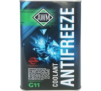 Антифриз AWM 11 Ready Mix G-11, 1 л, в металлической канистре, зеленый 430208035