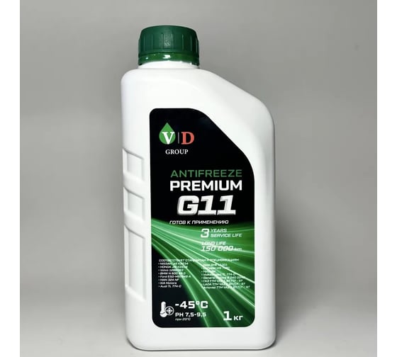 Антифриз VD GROUP G11 зеленый 1кг VD-0008