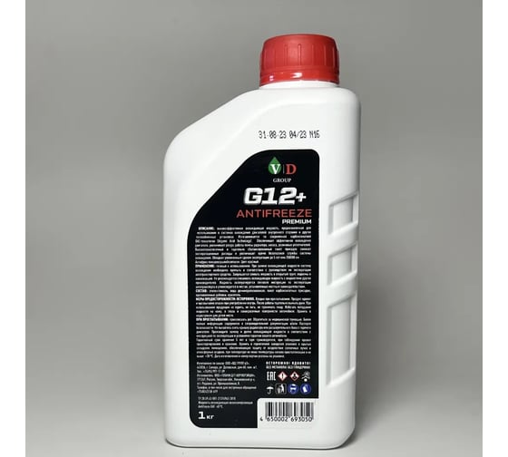 Антифриз VD GROUP G12/G12+ красный 1кг VD-0001