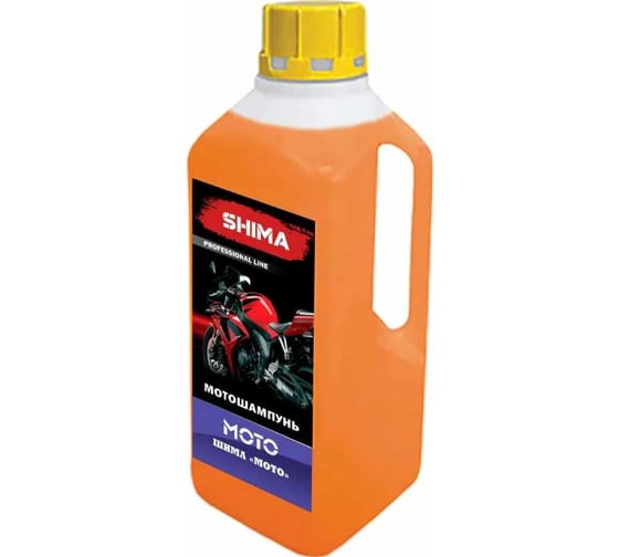 Шампунь для ручной мойки мото техники SHIMA "MOTO" 1 L 4610326360359 1