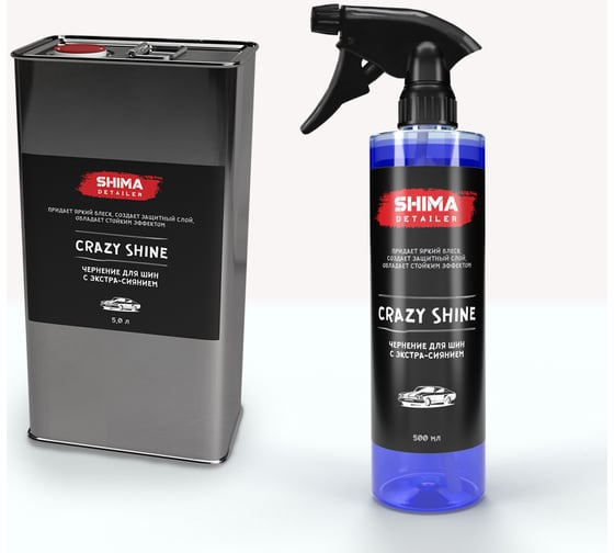 Чернитель для шин с экстра-сиянием SHIMA DETAILER CRAZY SHINE 5 л 4603740920605
