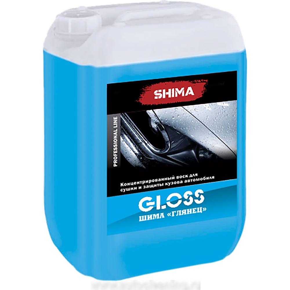 Воск для кузова автомобиля SHIMA GLOSS 5 л 4626016836288