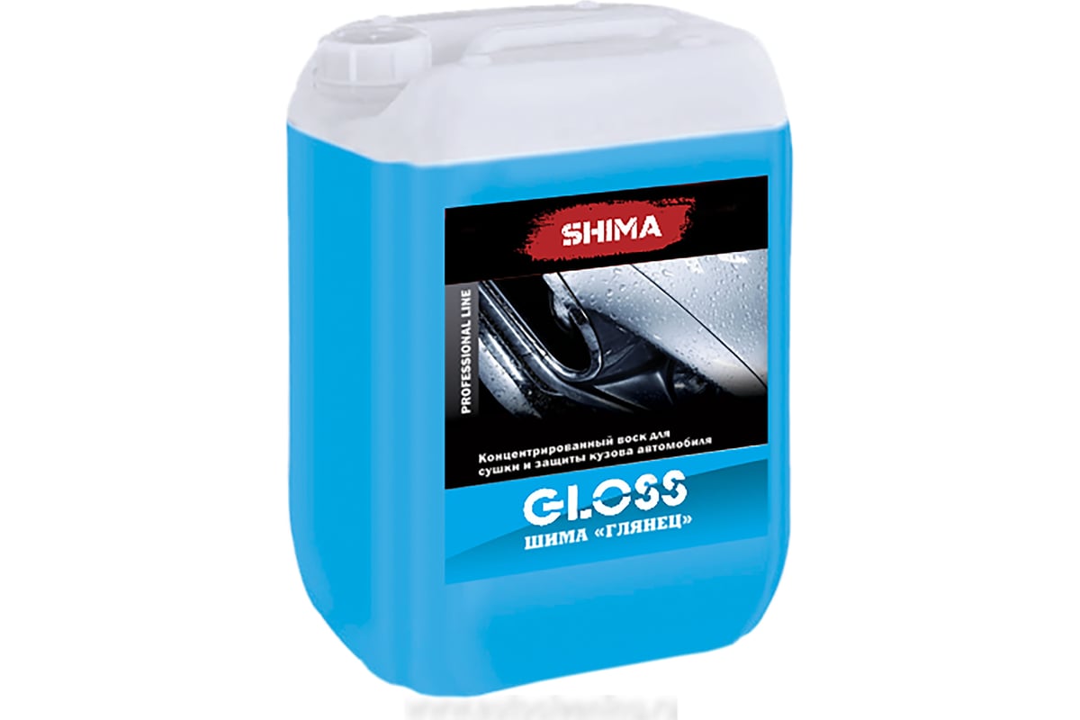 Воск для кузова автомобиля SHIMA GLOSS 5 л 4626016836288