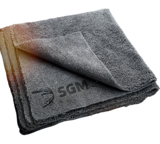 Тряпка микрофибра SGM для автомобиля 40х40 см, 3 шт SGM.TOWEL.S.3