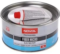 Шпатлевка Novol FIBER MICRO с коротким стекловолокном 1 кг X6126448 17883733