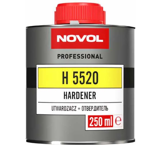 Грунт Novol PROTECT 300 MS 2К акрил. банка 1л, с отвердителем 0.2л, серый X6118905