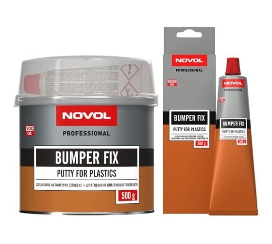 Автошпатлевка Novol BUMPER FIX 0.5 кг X6118638