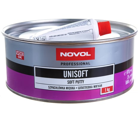 Шпатлевка Novol UNISOFT мягкая 1 кг X6120461