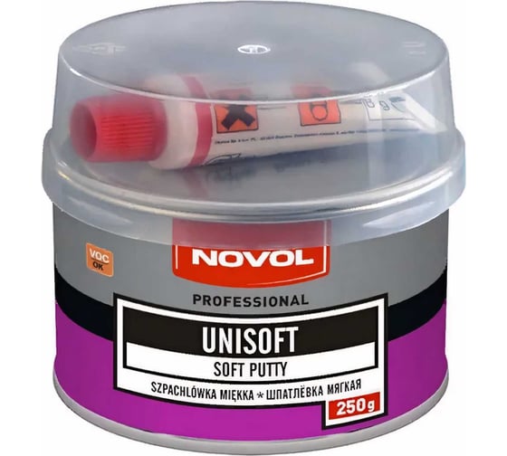Шпатлевка Novol Unisoft 0.25 кг X6121443