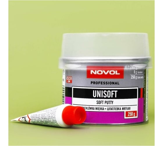 Шпатлевка Novol Unisoft 0.25 кг X6121443