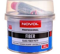 Шпатлевка Novol FIBER со стекловолокном 0.2 кг X6117654 17884627