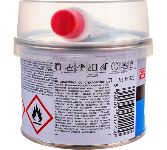 Шпатлевка Novol FIBER со стекловолокном 0.2 кг X6117654