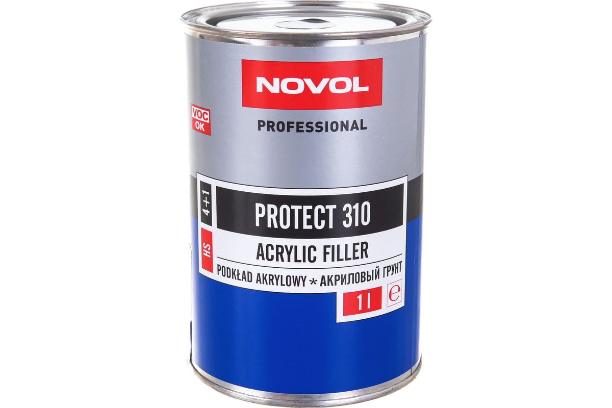 Грунт Novol Акриловый 4+1 Hs Protect 310 Черный 1 Л+0,25 Л