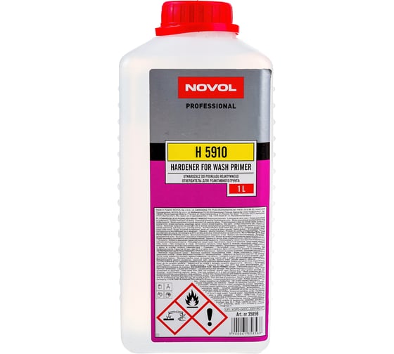 Кислотный грунт с отвердителем Novol WASH PRAIMER PROTECT 340 1л+1л X6117775
