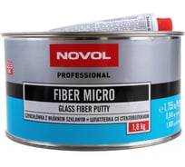 Шпатлевка Novol FIBER MICRO с коротким стекловолокном 1.8 кг X6125838 17883919