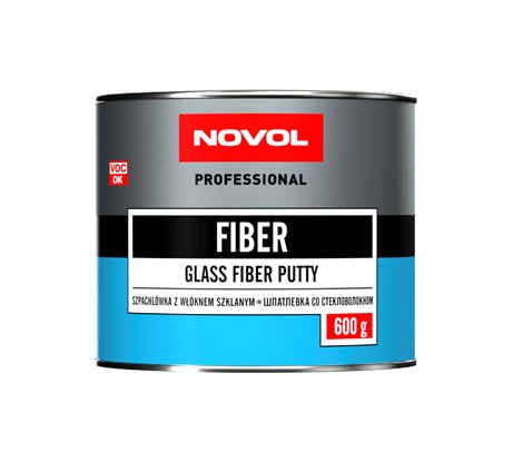 Шпатлевка Novol FIBER со стекловолокном 0.6 кг X6120858