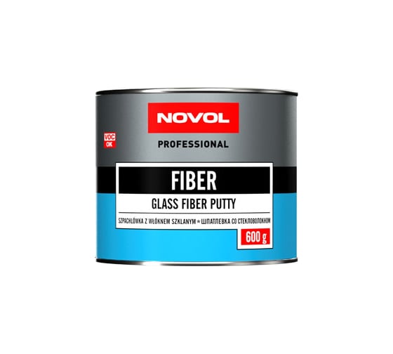 Шпатлевка Novol FIBER со стекловолокном 0.6 кг X6120858