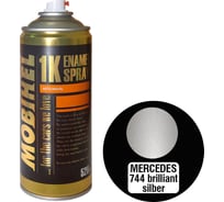 Краска MOBIHEL MERCEDES 744 BRILLANT SILBER металлик, аэрозоль, 520 мл 47086902А