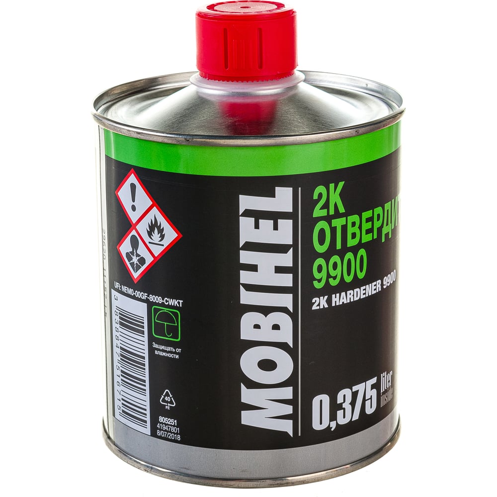 Отвердитель для акриловой эмали Mobihel 9900, банка, 375 мл X6124214 ...