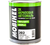 Краска Mobihel 202 Белая 2К, акриловая, банка, 0.75 л 41676902