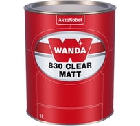 Матовый лак Wanda 830 CLEAR Matt 1 л, отвердитель 00759
