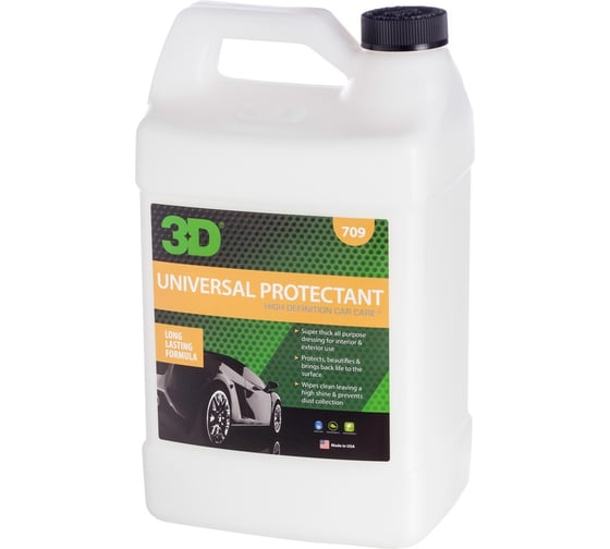 Защитное средство для резины и пластика 3D Universal Protectant 709G01 3.78 л 020587 1