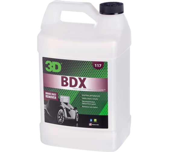 Очиститель ЛКП и дисков 3D BDX 117G01 3.78 л 020513 1