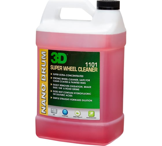 Очиститель дисков 3D Super Wheel Cleaner 1101G01 3.78 л 020506 1