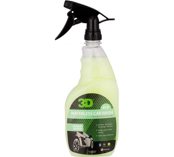 Очиститель ЛКП 3D Foaming Waterless Car Wash 420G01 пенящийся, безводный, 3.78 л 020862 1