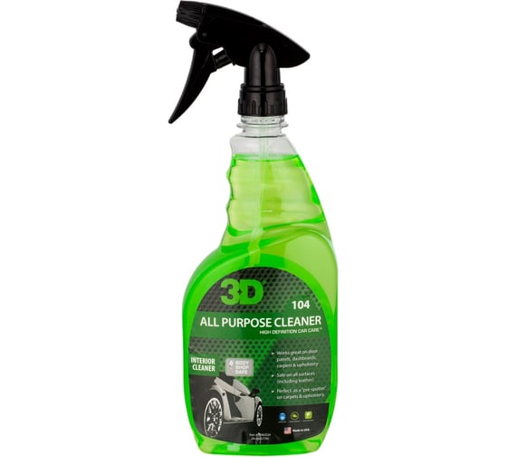 Универсальный очиститель салона 3D All Purpose Cleaner 104OZ24 0.71 л 020486
