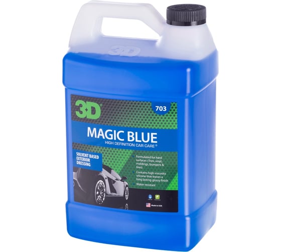 Чернение резины и пластика 3D Magic Blue 703G01 3.78 л 020578 1