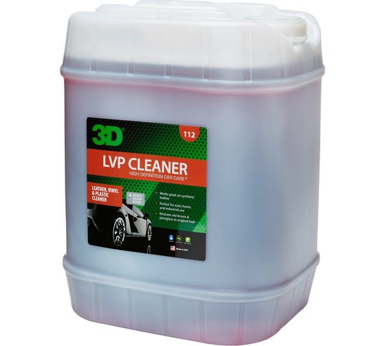 Очиститель кожи, винила и пластика 3D LVP Cleaner 112G05 18.93 л 020511 1