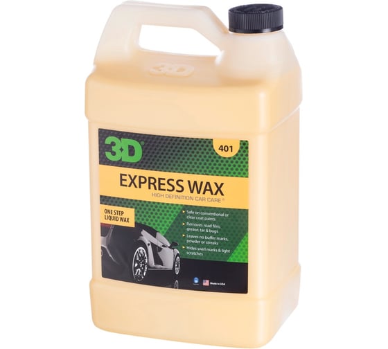 Быстрый защитный состав 3D Express Wax 401G01 3.78 л 020539 1
