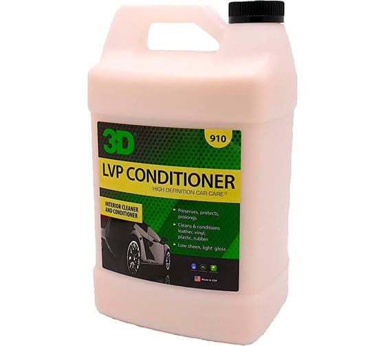 Кондиционер для кожи, винила и пластика 3D LVP Conditioner 910G01 3.78 л 020625