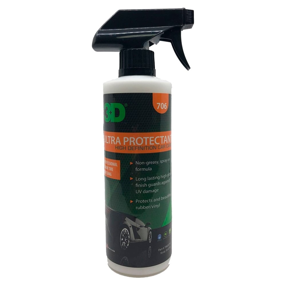 Чернитель резины и пластика 3D Ultra Protectant 706OZ16 0.47 л 020580 ...