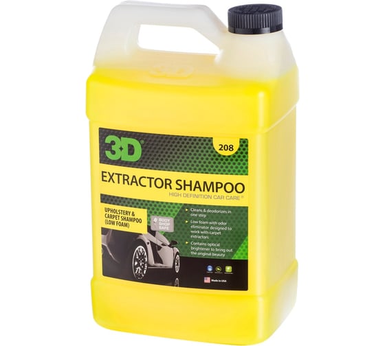 Очиститель ткани 3D Extractor Shampoo 208G01 3.78 л 020528