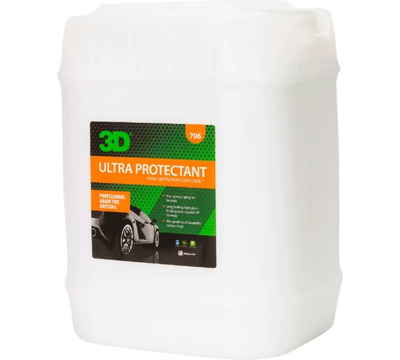 Чернитель резины и пластика 3D Ultra Protectant 706G05 18.93 л 020583 1