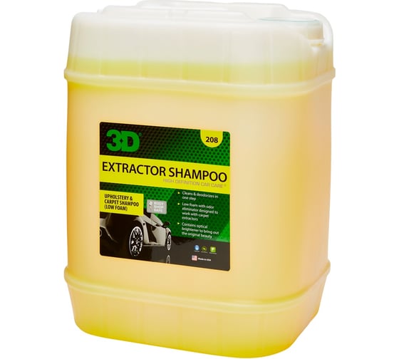 Очиститель ткани 3D Extractor Shampoo 208G05 18.93 л 020529 1