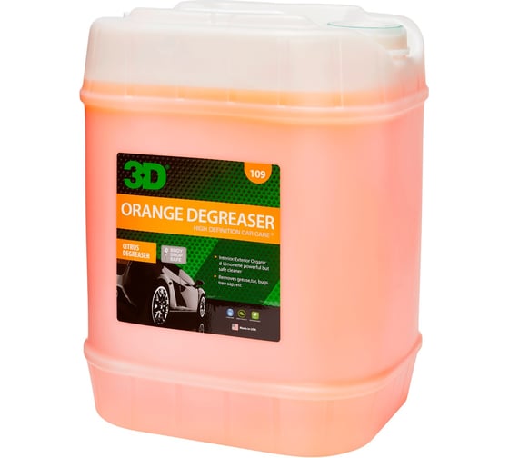 Очиститель ЛКП 3D Orange Degreaser 109G05 18.93 л 020502