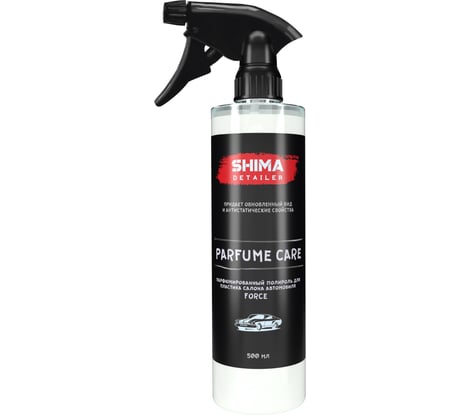 Полироль для пластика SHIMA DETAILER PARFUME CARE FORCE парфюмированный, матовый, 500мл 4603740921534
