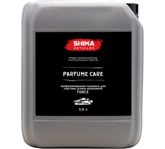 Парфюмированный матовый полироль для пластика SHIMA DETAILER PARFUME CARE FORCE 5л 4603740921565