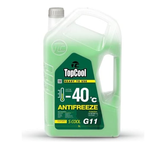 Охлаждающая жидкость TOPCOOL Antifreeze S cool -40 C 5л G11 Z0018 1