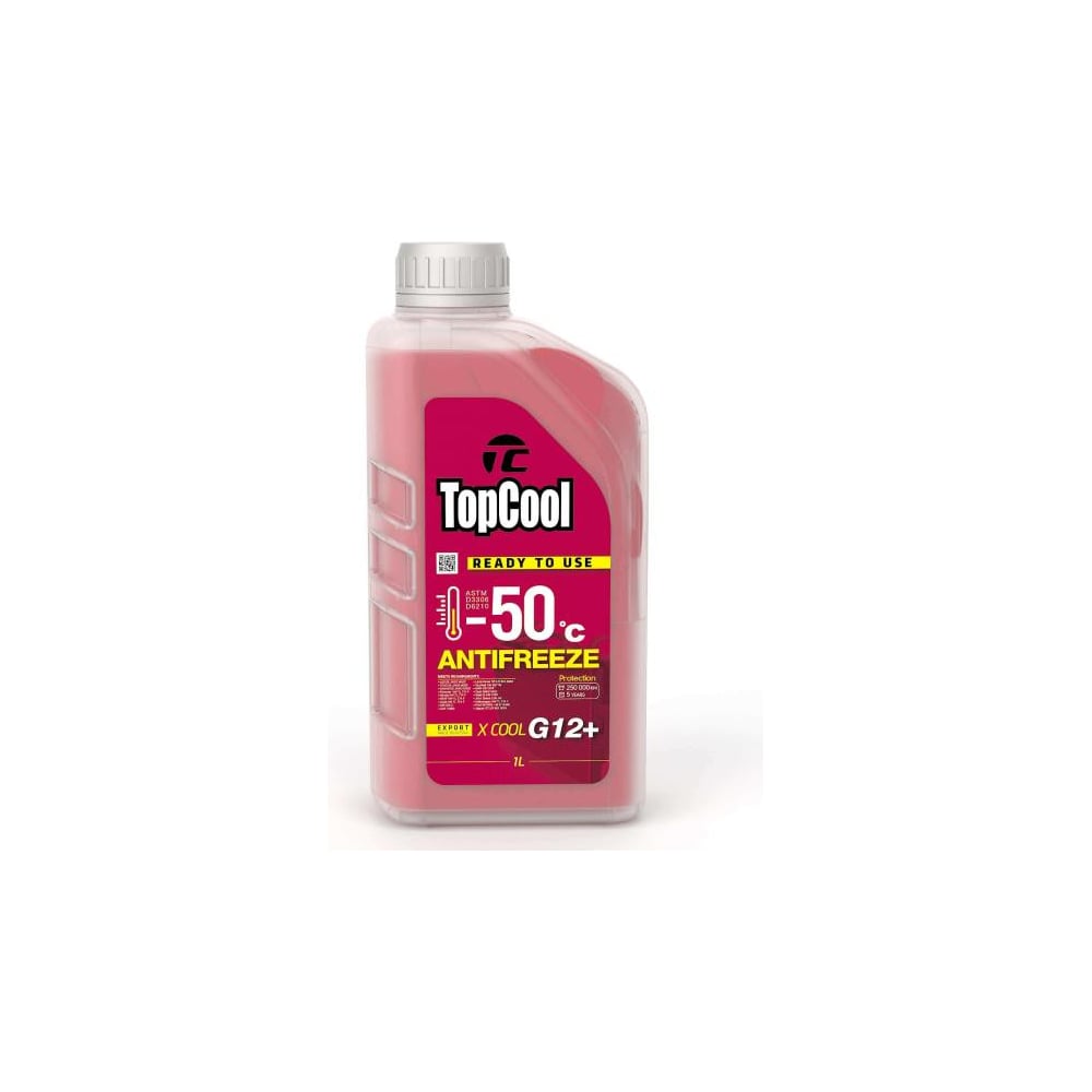 Охлаждающая жидкость TOPCOOL Antifreeze Х cool -50 C 1л (розовый) G12 ...