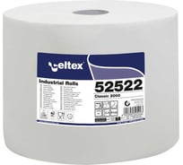 Индустриальная бумага CELTEX CLASSIC 2000 1 рулон (2 слоя, 2000 листов в рулоне, лист 26,5x30 см, белый) C52522N